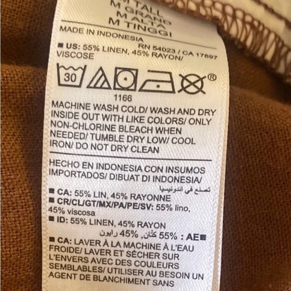 Old Navy Beautiful Flowy Pants Size M Tall - Picture 3 of 3